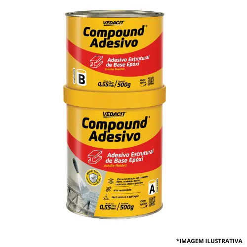 Compound Adesivo Epoxi - 2  componentes Otto Baumgart