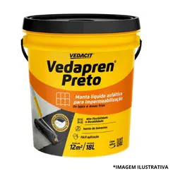 Vedapren Preto 18Kg-Vedacit