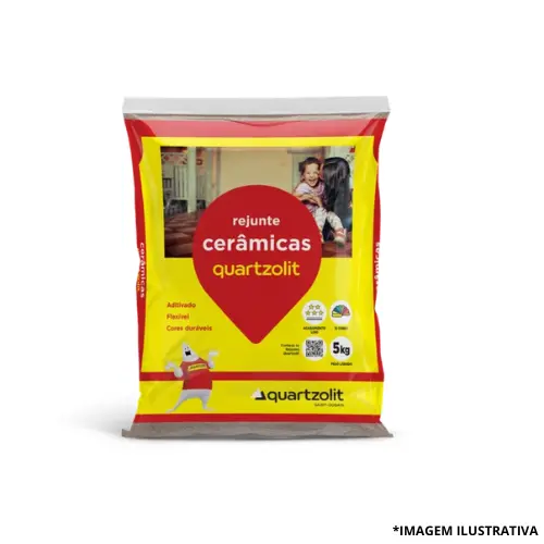 Rejunte Flexível Marrom Café 1Kg-Quartzolit