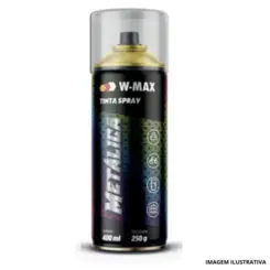 Tinta Spray Dourado 400ML/250G - W-Max
