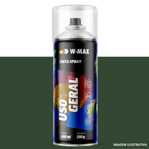Tinta Spray Verde Escuro 400ML/250G - W-Max