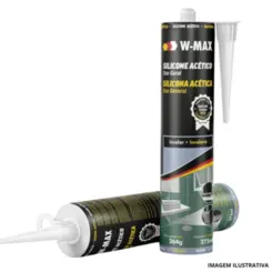 Silicone Acetico  Uso Geral Incolor 275ML - W-Max