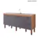 Gabinete De Cozinha Slim 1,74Mt Freijo/Titanium -MGM