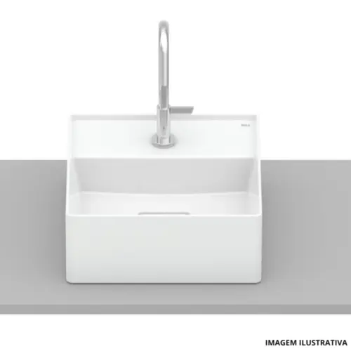 Cuba Apoio 30X30 Quadrado Branco - Roca