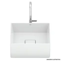 Cuba Apoio 30X30 Quadrado Branco- Roca