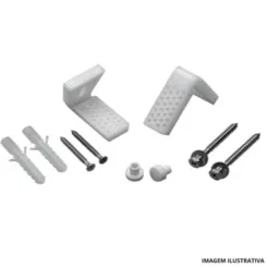 Conjunto de  Fixação Tipo de Suporte em L - Roca