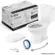 Kit Bacia C/ Caixa + Itens de  Instalação Round Branco - Roca