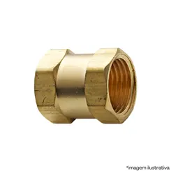 Luva Latao Gas 1/2 X 1/2 181007-Blukit