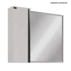 Espelheira Paris 65Cm Branco-Locatt