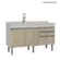 Gabinete De Cozinha Esmeralda  1,44Mt Branco/Barrique-Locatt