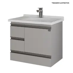 Toucador Monza 60Cm Cobalto/Cobalto-Locatt