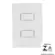 Conjunto de  2 Interruptor I9 Simples 10A - Ilumi