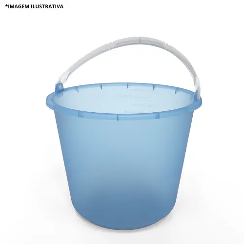 Balde Polip 12L Azul Multilar-Metasul