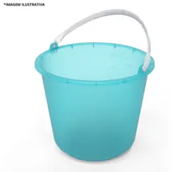 Balde Polip 12L Verde Multilar-Metasul