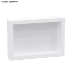 Nicho Plástico De Sobrepor 28x40 Branco-Metasul