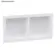 Nicho Plástico Embutir 30x60 Duo Branco-Metasul