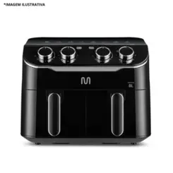 Air Fryer 8L 2 Gavetas 1800W 127V-Multilaser
