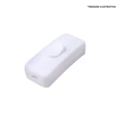 Interruptor Meio Fio 2A 250V Branco -Interneed