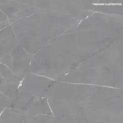Porcelanato Armani Grigio Polido 90x90 Mt Rt -Caixa Com 2,43M2 -Delta
