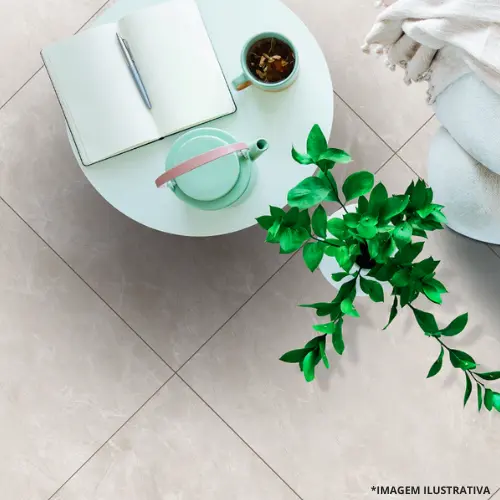 dorash  Porcelanato Zeus Bone Acetinado 76027 76x76 Ld-Caixa Com 1,73M2