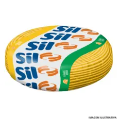 SIL CABO 2,5MM ROLO 100MT AMARELO