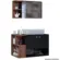 Kit  Milano 70CM Preto/Freijo - Arte Gabinete