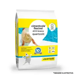 Argamassa Ac3 Flexivel Branca 20Kg -Quartzolit