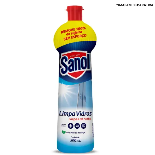 Limpa Vidros 500Ml- Sanol