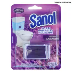 Bloco Sanitário Para Caixa Acoplada Aroma Lavanda Com 2 Unidades-Sanol