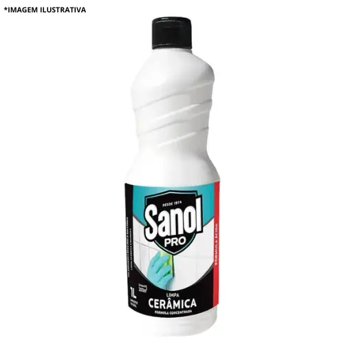 Limpador Para Cerâmica E Rejunte 1L -Sanol