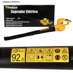 Soprador Aspirador 450W 13000RPM 60HZ 127-Titanium