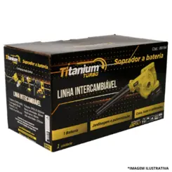 Soprador Aspirador Profissional Bateria 15000 Mah -Titanium