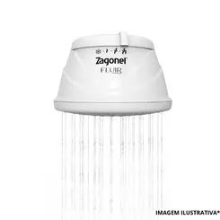 Ducha Fluir 4 Temperaturas Branca 6800W 220V-Zagonel