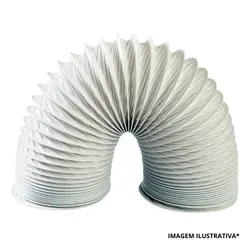 Tubo Flexível Polywest 100MM 3Mts-Ventokit