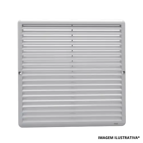 Grade De Ventilação Com Tela 25x25- Ventokit