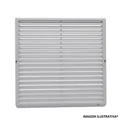 Grade De Ventilação Com Tela 25x25- Ventokit