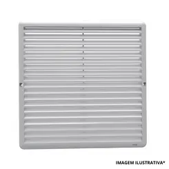 Grade De Ventilação Com Tela 19 X 19 -Ventokit