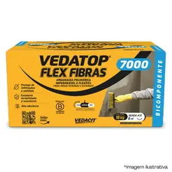 Vedatop Flexivel Fibras Bicomp Cx18Kg (7K)-Vedacit