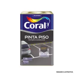 Pinta Piso 18L Vermelho-Coral