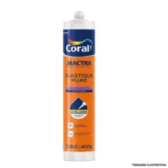 Pu40 Cinza Elastique Selante 400G M1 -Coral