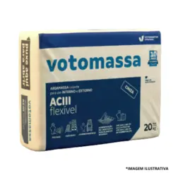 Argamassa Ac3 Flexível Cinza 20Kg -Votoram