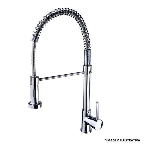 Monocomando Gourmet 1209 Escov Clas Tubo Flex-Carneiro