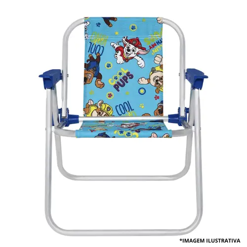 Cadeira Infantil Patrulha Canina Blue Alumínio- Bel