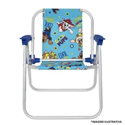 Cadeira Infantil Patrulha Canina Blue Alumínio- Bel