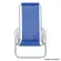 Cadeira Reclinável  4 Posições Lazy Sannet Azul Alumínio-Bel