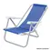 Cadeira Reclinável  4 Posições Lazy Sannet Azul Alumínio-Bel