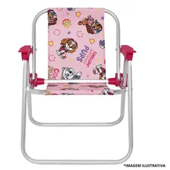 Cadeira Infantil Patrulha Canina Pink Alumínio-Bel