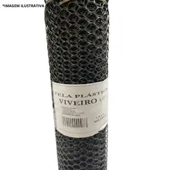 Tela Viveiro Preta 1,00Mt X 5Mt - Abraao