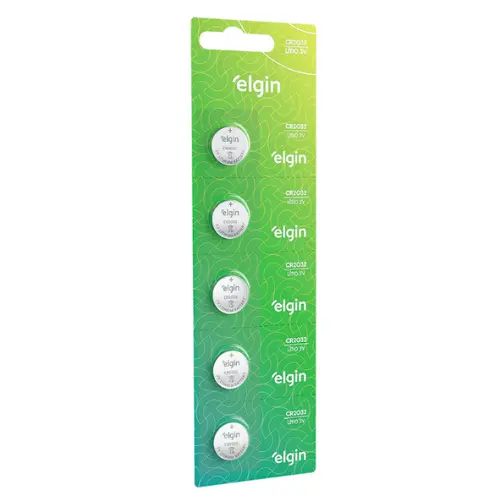Bateria Lítio Cr2032 Blister Com 5 Peças -Elgin