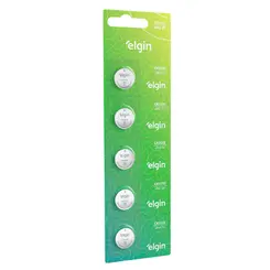 Bateria Lítio Cr2032 Blister Com 5 Peças -Elgin